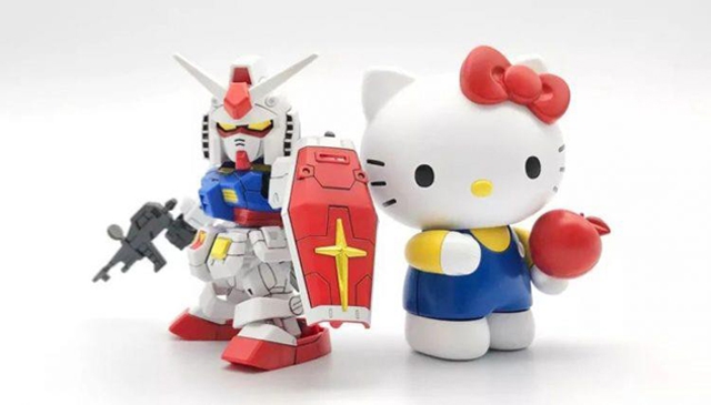 「Hello Kitty x 鋼彈模型」跨時代相遇打造反差萌！